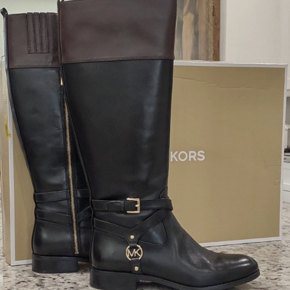 Micheal Kor's Preston Two Tone Leather Boot